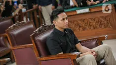 Terdakwa kasus pembunuhan berencana Brigadir Yosua Hutabarat, Richard Eliezer mengikuti sidang pembacaan duplik atas replik Jaksa Penuntut Umum (JPU) di Pengadilan Negeri Jakarta Selatan, Kamis (2/2/2023). Sidang kasus dugaan pembunuhan berencana terhadap Nofriansyah Yosua Hutabarat alias Brigadir J hampir mencapai puncaknya. (Liputan6.com/Faizal Fanani)