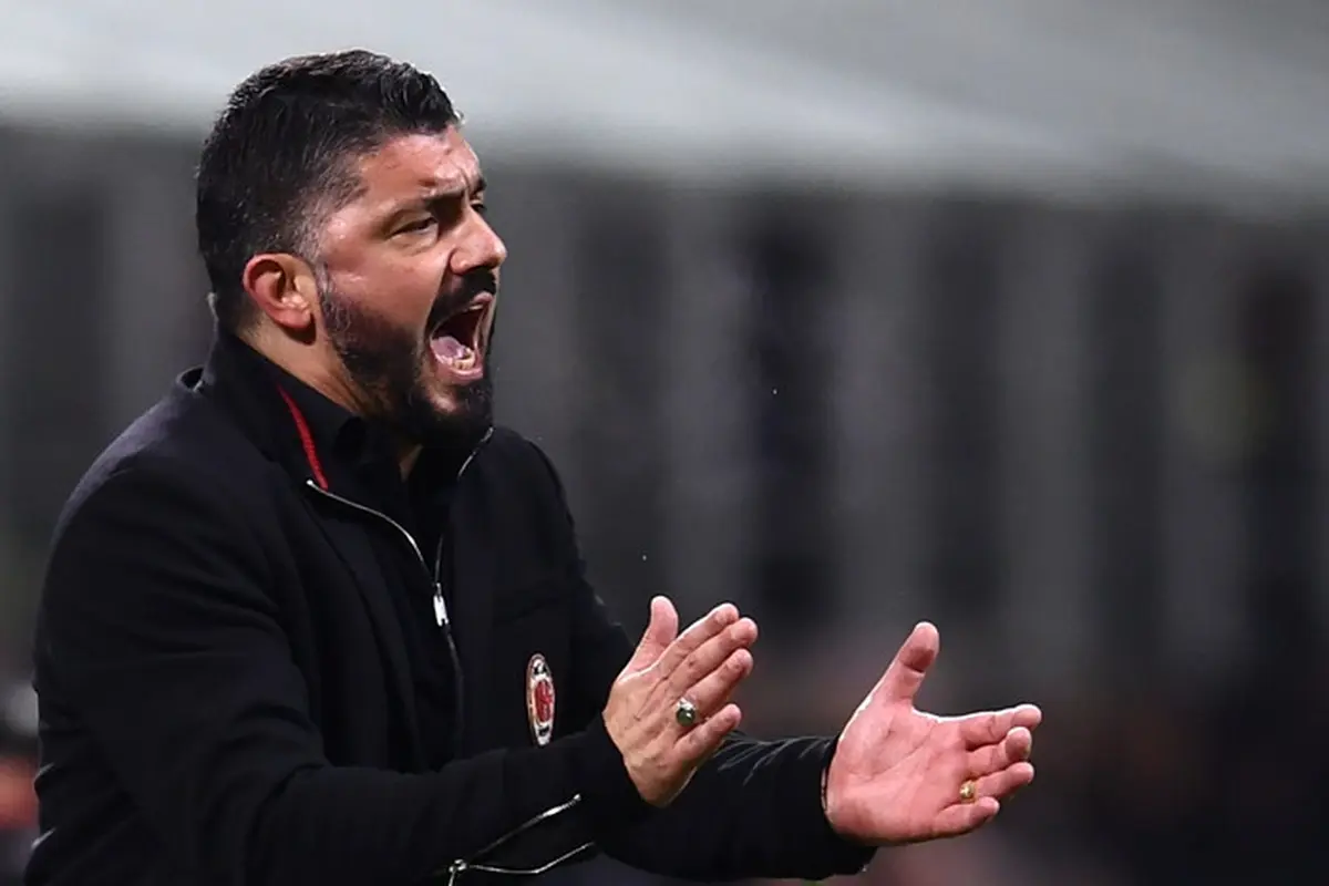 Pelatih AC Milan, Gennaro Gattuso.