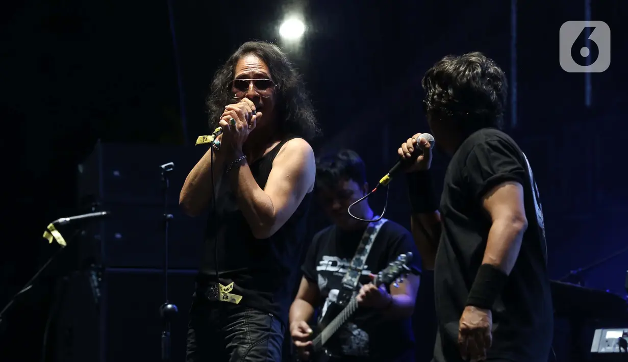 Rock Legends Festival digelar untuk kali pertama pada 31 Agustus 2024 di Plaza Barat, Taman Mini Indonesia Indah, Jakarta. (Liputan6.com/Helmi Fithriansyah)