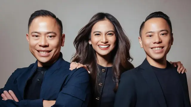 Acha Septriasa bersama Ardi Setiadharma dan Arya Setiadharma. (Foto: Dok. Instagram @septriasaacha)