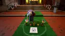 Gereja Evangelis Emaus ikut memeriahkan turnamen Euro 2024 yang berlangsung dari 14 Juni hingga 14 Juli mendatang. (AP Photo/Alessandra Tarantino)