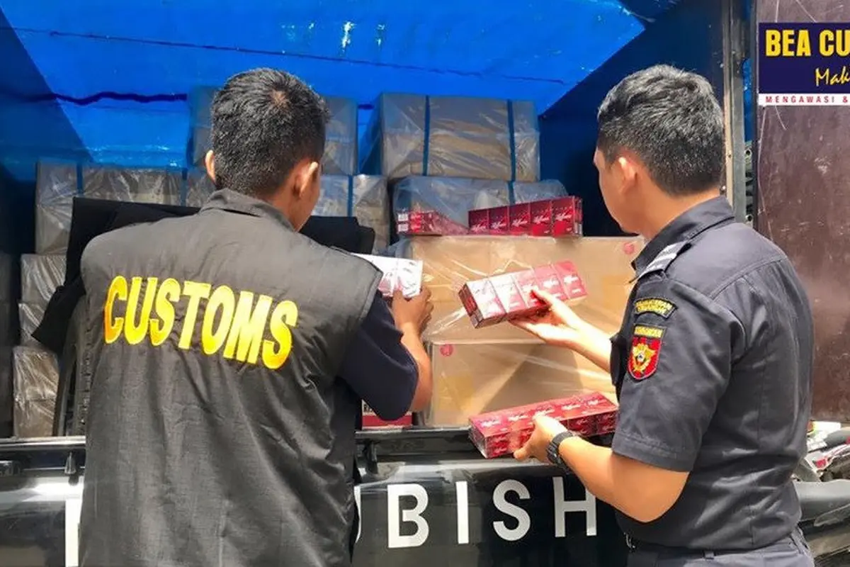 Aksi Penindakan Rokok Ilegal Terus Dilancarkan Bea Cukai
