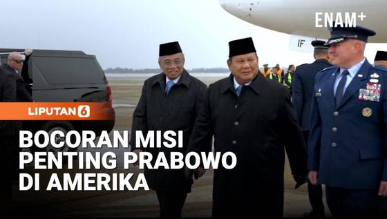 Mendarat di Pangkalan Militer AS, Prabowo Bawa Misi Dagang Strategis