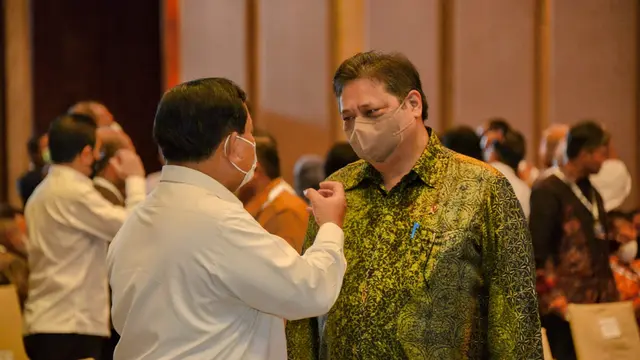 Menteri Koordinator Bidang Perekonomian Airlangga Hartarto dalam kegiatan Arahan Presiden kepada Menteri, Kepala Lembaga, dan Kepala Daerah dan BUMN tentang Aksi Afirmasi Bangga Buatan Indonesia, di Bali. (Dok ekon.go.id)