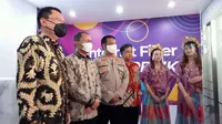 Launching Cabang MyRepublic di Makassar (Liputan6.com/Eka Hakim)