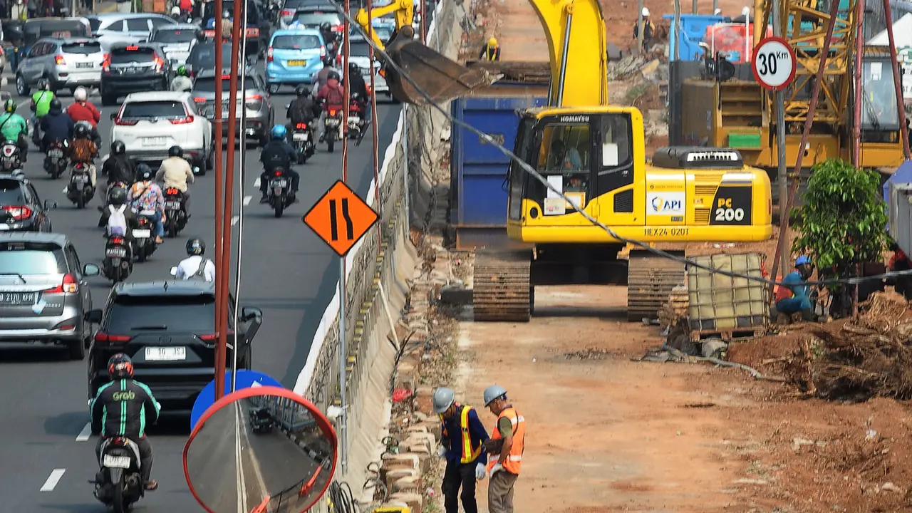Proyek LRT Jakarta Velodrome -Manggarai