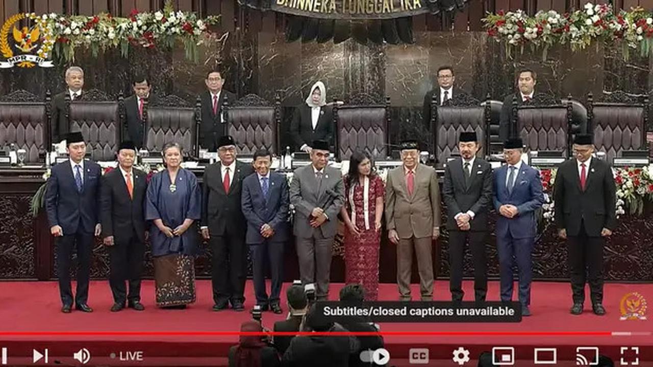 Pimpinan MPR 2024-2029 Resmi Dilantik, Ada Rusdi Kirana hingga Ibas