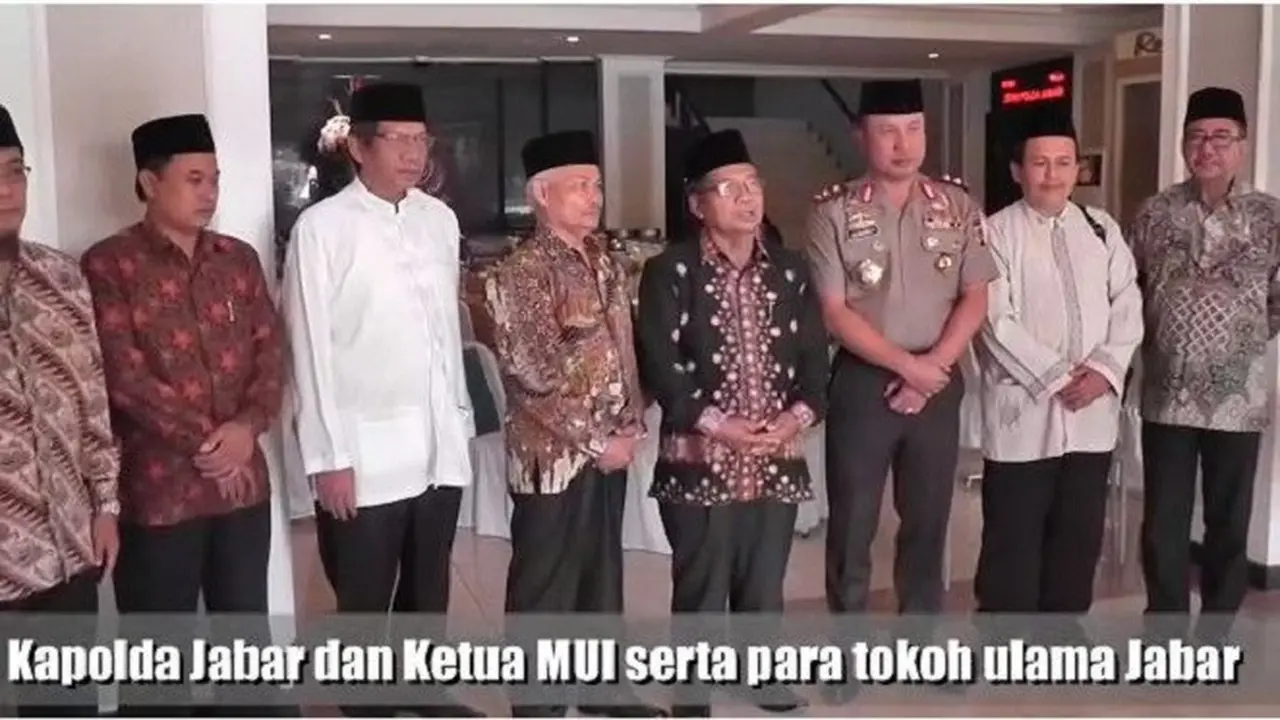 MUI Jabar Ucapkan Terima Kasih pada Kapolda dan Jajarannya karena pilakda berlangsung aman.