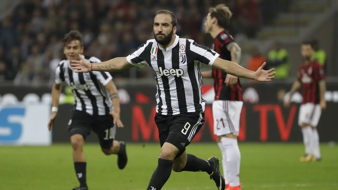 Gonzalo Higuain, AC Milan vs Juventus