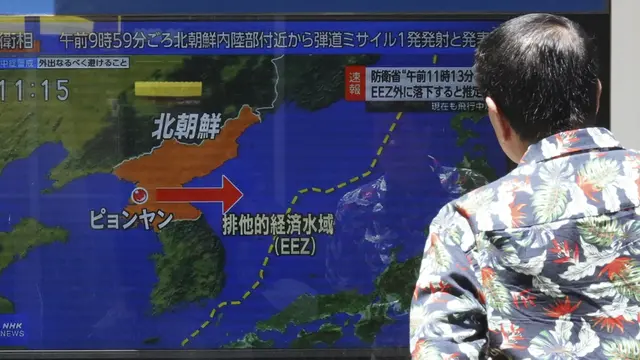 Korea Utara Luncurkan Rudal Jarak Jauh Usai Ancam AS