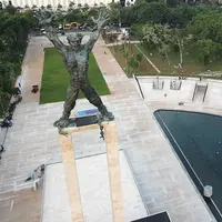 Sekarang di Jakarta ada satu lagi tempat baru yang instagramable, namanya Lapangan Banteng. (Foto: Liputan6.com/Fery Pradolo)