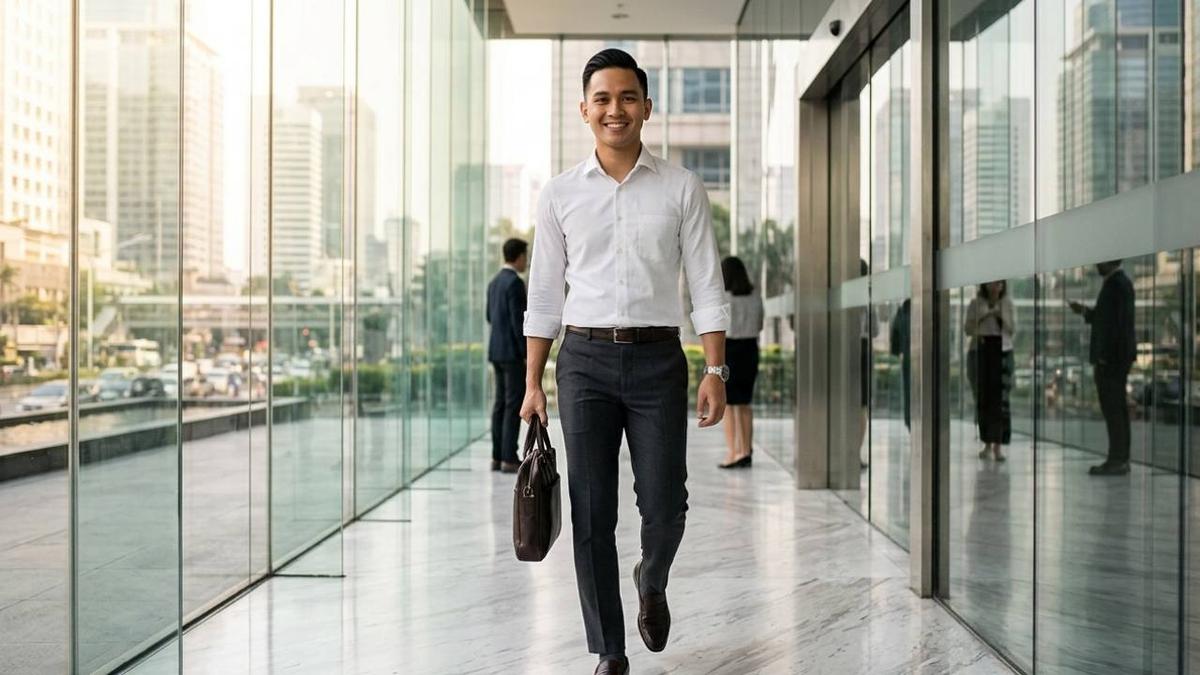 Celana Bahan Formal Pria: Pilihan Nyaman untuk Tampil Profesional Seharian