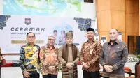 Kementerian Dalam Negeri (Kemendagri) melalui Badan Pengelola Masjid (BPM) An-Nuur menggelar acara siraman rohani bagi para pegawai di lingkungan Kemendagri dan Badan Nasional Pengelola Perbatasan (BNPP), menghadirkan Ustaz Zaky Mubarok Al-Madinah sebagai penceramah,  Kamis (7/3)/Istimewa.