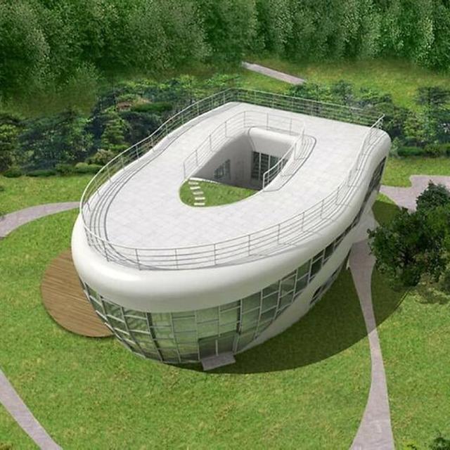 7 Arsitektur Bangunan Ini Nyeleneh, Ada Rumah Seperti Jamur