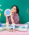 Nagita Slavina bersama produk baru ZEN Tableware, Color Theraphy (Foto Dok: ZEN Tableware).