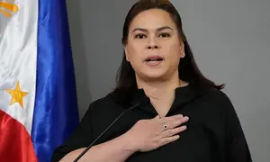 Wakil Presiden Filipina Sara Duterte pada 18 Februari 2026. (Dok. AP/Aaron Favila)