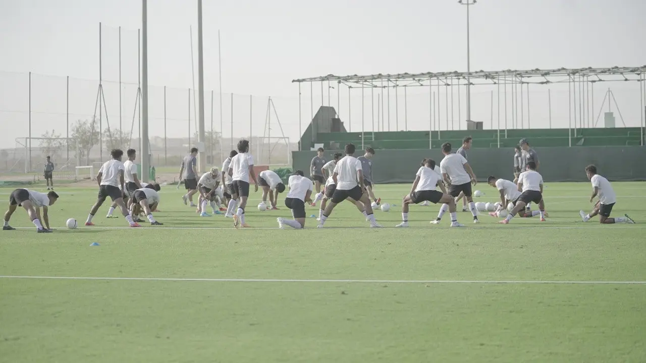 Timnas Indonesia berlatih di Dubai, Uni Emirat Arab (UEA).