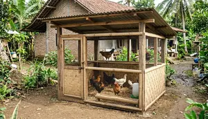 8 Desain Kandang Ayam Kampung Sederhana untuk 10 Ekor, Murah dan Praktis