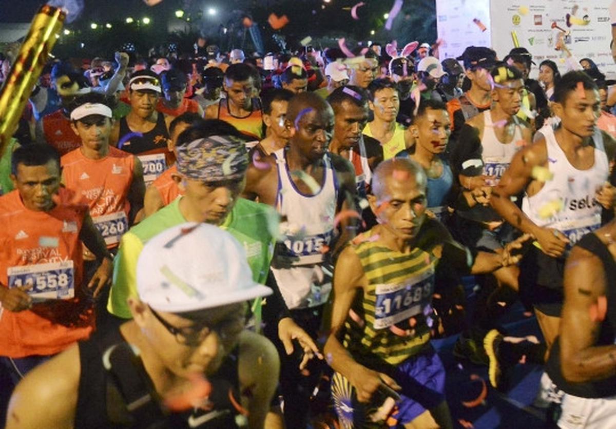 Begini ramainya Jakarta Marathon dengan 15.000 peserta