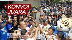 Berita video momen tim Persib Putri melakukan konvoi juara Liga 1 Putri 2019 bersama ribuan Bobotoh di Kota Bandung, Minggu (29/12/2019).