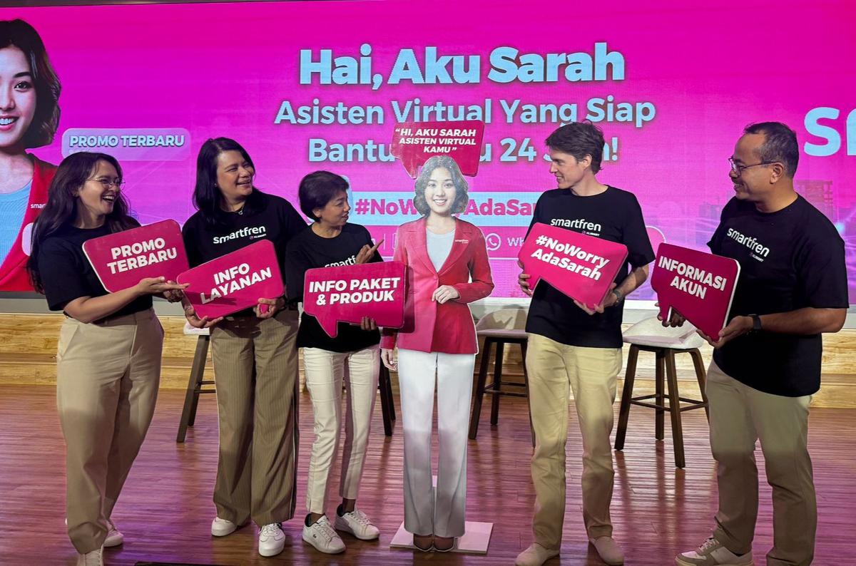 Smartfren Hadirkan Sarah, Asisten Virtual AI yang Siap Melayani 24/7
