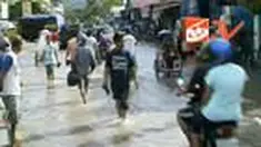 Banjir merendam beberapa infrastruktur di Kota Majene, Sulbar. Hujan deras dan banyaknya sampah di sungai menjadi penyebab utama. 
