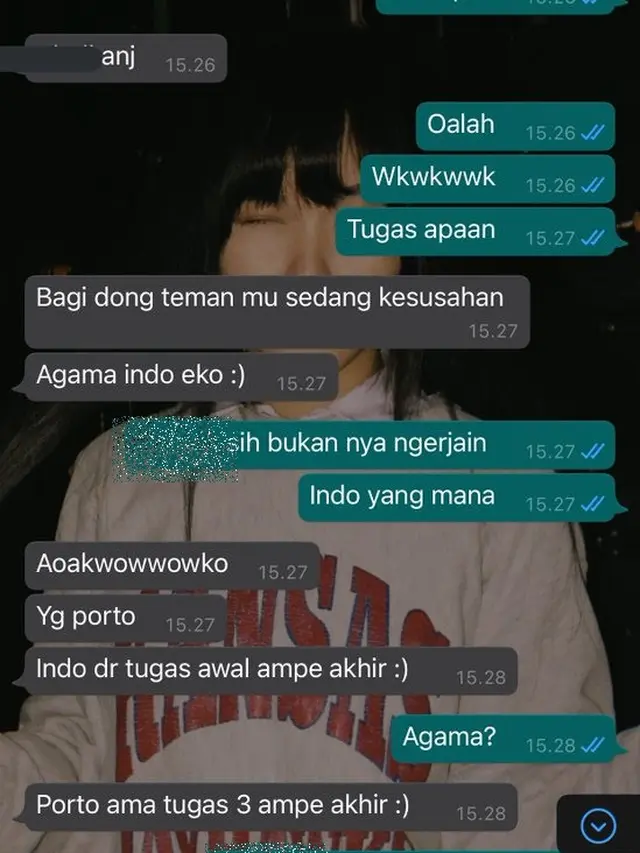 6 Chat Teman Sekelas Minta Contekan Ini Tidak Tahu Diri
