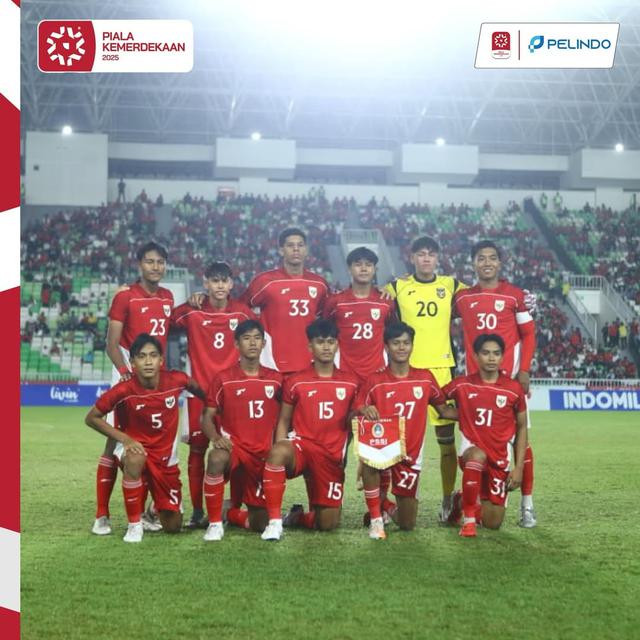Starting XI Timnas Indonesia U-17 Vs Uzbekistan