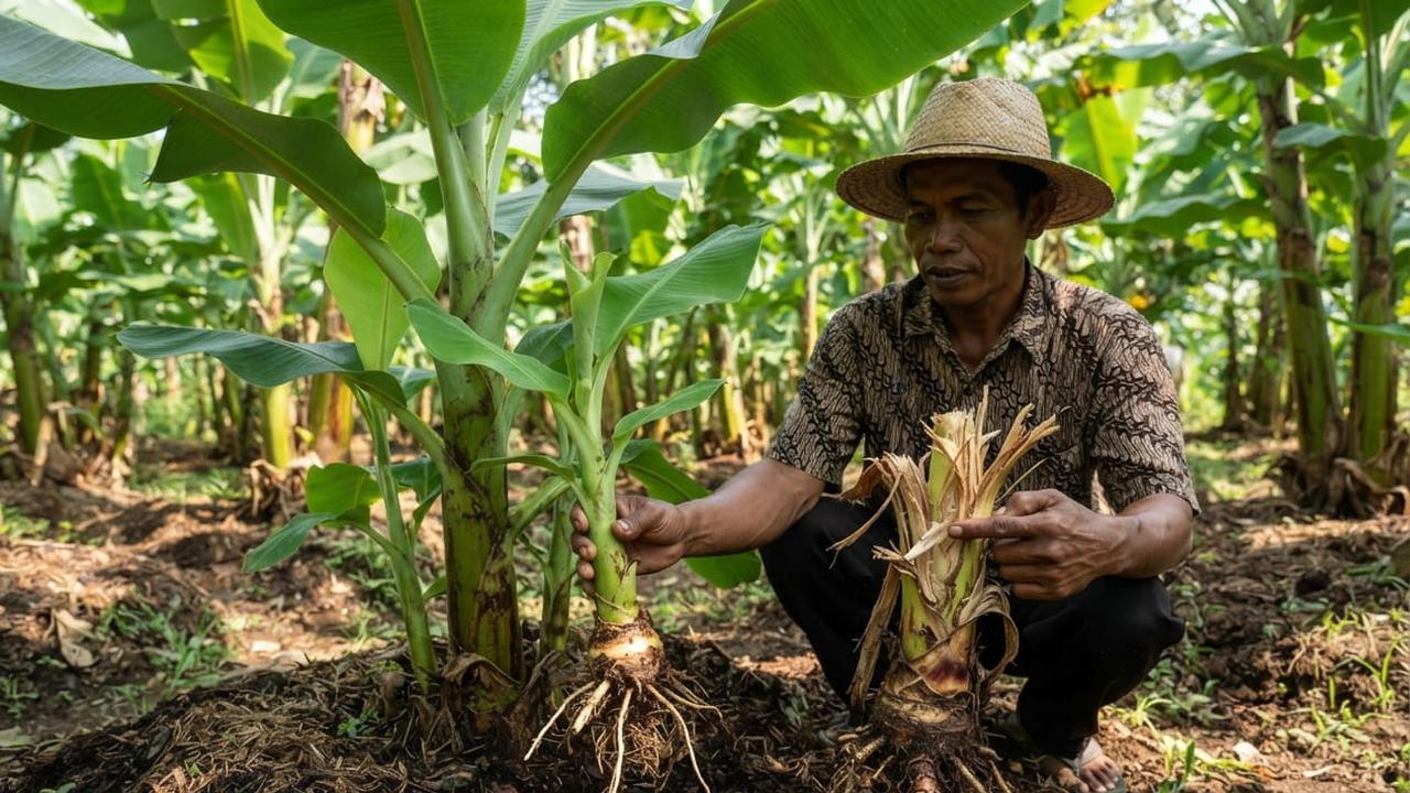 Cara Memilih Pohon Pisang yang Produktif