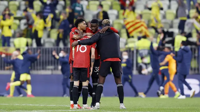 FOTO: Ekspresi Kecewa Pemain Manchester United Usai Gagal Mengangkat Trofi Liga Europa