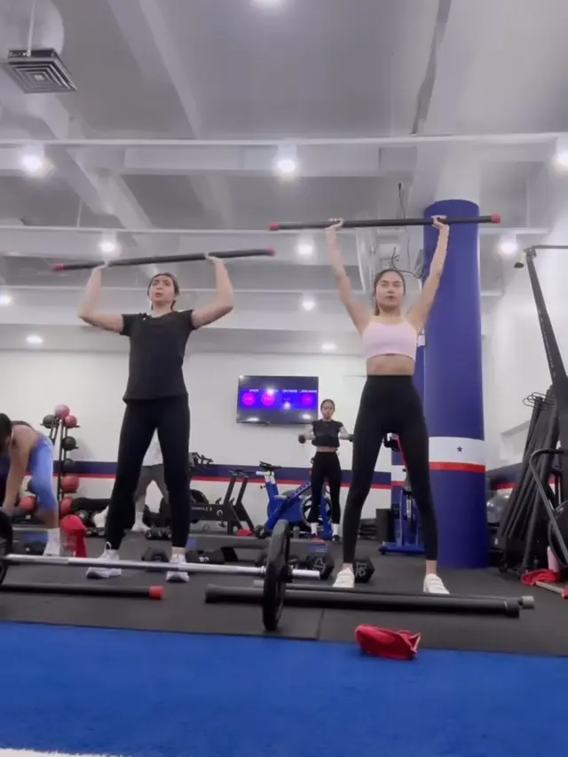 Azizah Salsha Nge-gym
