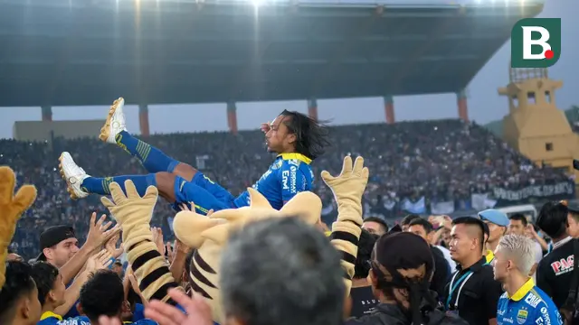 Perpisahan Hariono dengan Persib di Stadion Si Jalak Harupat, Kabupaten Bandung, Minggu (22/12/2019).