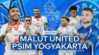 Adu kekuatan Malut United vs PSIM Yogyakarta di BRI Super League 2025/2026. (Bola.com/Gregah Nurikhsani)