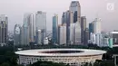 Foto landscape gedung bertingkat di Jakarta, Jumat (24/2). Permintaan pasar akan properti diprediksi tetap stabil, terutama pada pasar di bawah Rp 1 milliar. (Liputan6.com/JohanTallo)