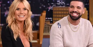 Heidi Klum mengaku bahwa ia menolak ajakan kencan dari Drake saat tengah diwawancari oleh Ellen di The Ellen DeGeneres Show.(Harper's Bazaar)