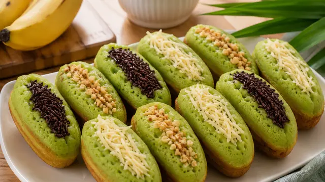 Pukis Pisang Pandan