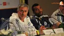 Sang manajer Mourinho berharap pasukannya tetap menampilkan permainan terbaiknya saat menghadapi tuan rumah tim BNI All-Star. (Liputan6.com/Helmi Fithriansyah)