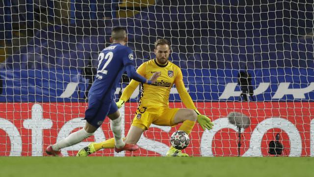 FOTO: Chelsea Pastikan 3 Wakil Inggris di Perempatfinal Liga Champions - Hakim Ziyech; Jan Oblak