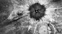 Ledakan bom atom AS pertama pada 16 Juli 1945. (AP Photo, File)