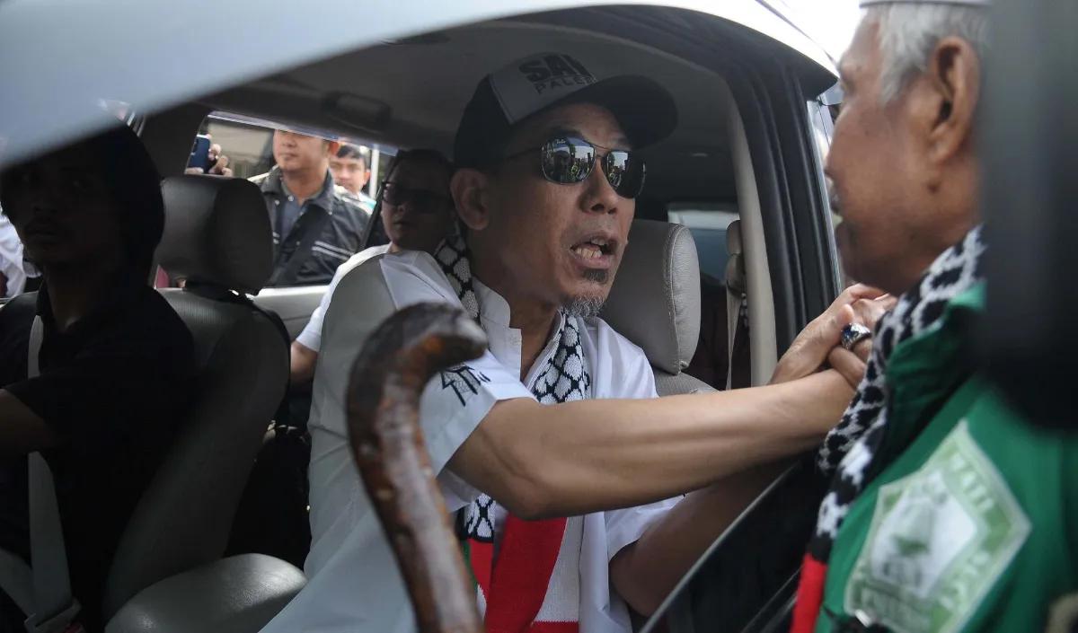 "Dalam kesempatan ini, saya ingin menyampaikan apa yang saya alami 2,5 tahun lalu tidak ada apa-apanya, kezaliman yang saya alami ini tidak ada apa-apanya dibandingkan dengan saudara-saudara kita di Palestina,"