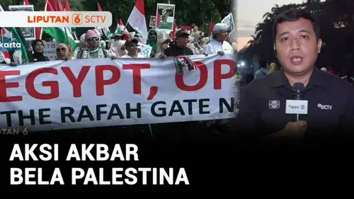 VIDEO: Aksi Solidaritas Bela Palestina, Ratusan Ribu Masa Siap Berkumpul di Monas