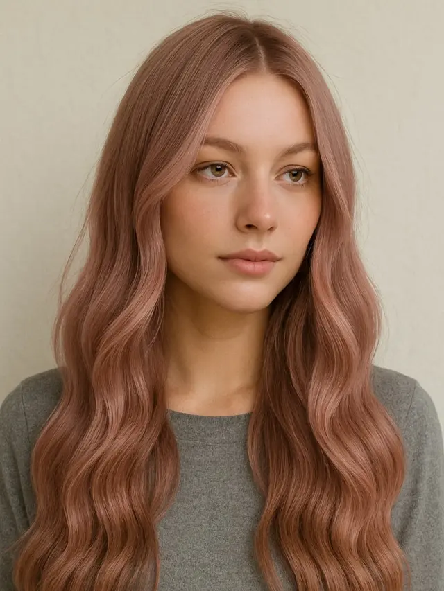 Warna Rambut Panjang Bergelombang Terbaru