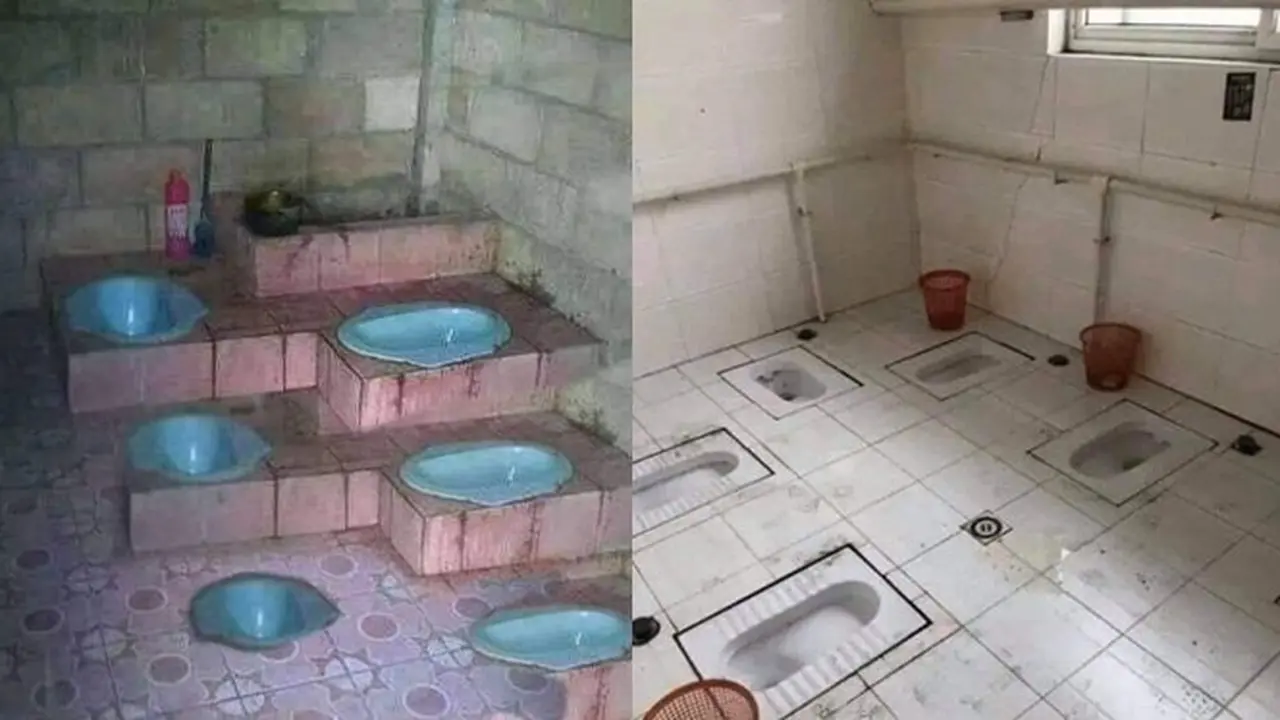 6 Potret WC Buat Bareng-Bareng Ini Nyeleneh Banget, Bikin Tepuk Jidat