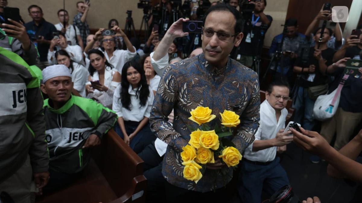 Nadiem Makarim Jalani Sidang Vonis Kasus Chromebook