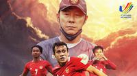 SEA Games - Ilustrasi Shin Tae-yong, Egy, Witan, Ronaldo - Timnas Indonesia U-23 Vs Timor Leste (Bola.com/Adreanus Titus)