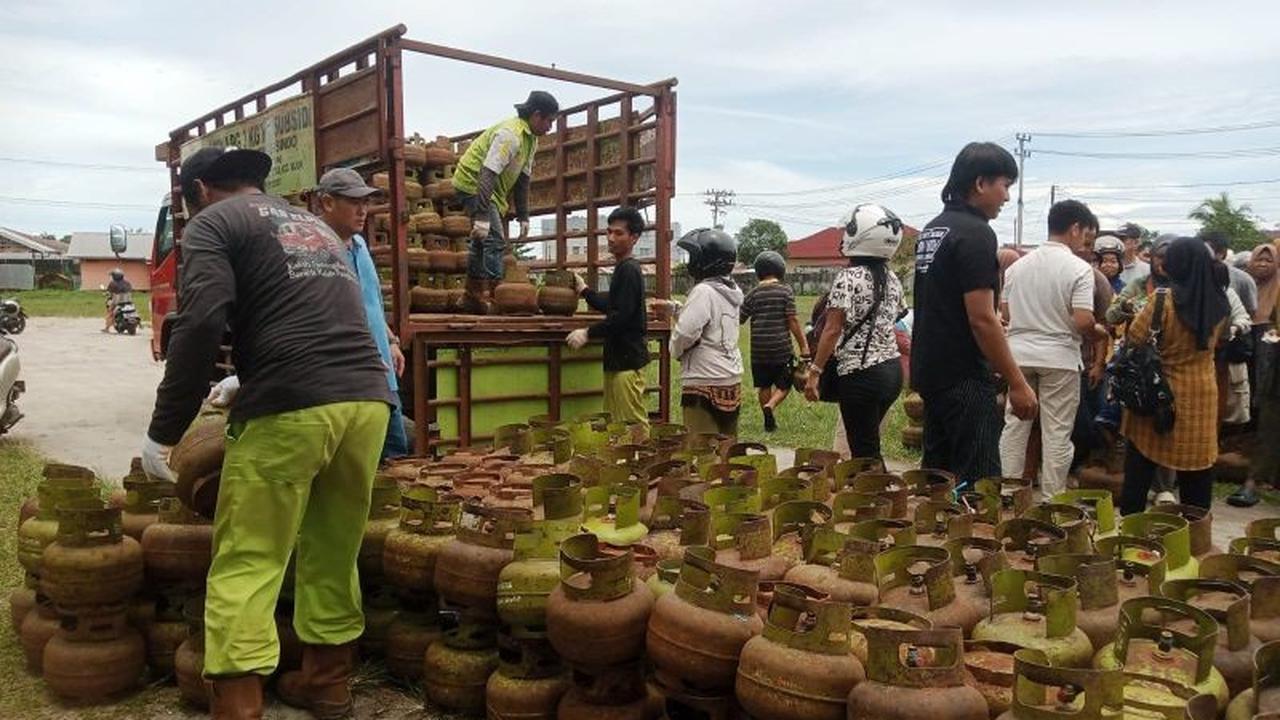 Ternyata Ada 1.120 Tabung! Pertamina Gelar Operasi Pasar Elpiji Tiga Kilogram di Belitung, Harga Sesuai HET