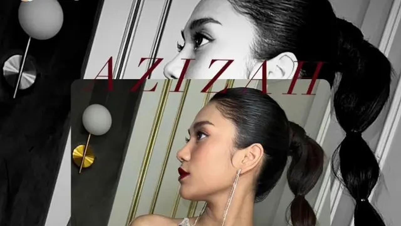 7 Potret Azizah Salsha Kenakan Gaun Sequin Tanpa Lengan, Tampil Bold dan Glamor