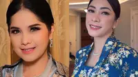 6 Beda Gaya Kebaya Annisa Pohan dan Aliya Rajasa di Sidang Doktor AHY, Kompak Bernuansa Biru