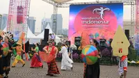 Jakarnaval “Gempita Jakarta” menggambarkan beragam dan warna - warninya kehidupan komunitas yang ada di Jakarta yang inspiratif, terdepan da