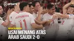 Timnas Indonesia berhasil meraih kemenangan atas Arab Saudi dengan skor 2-0